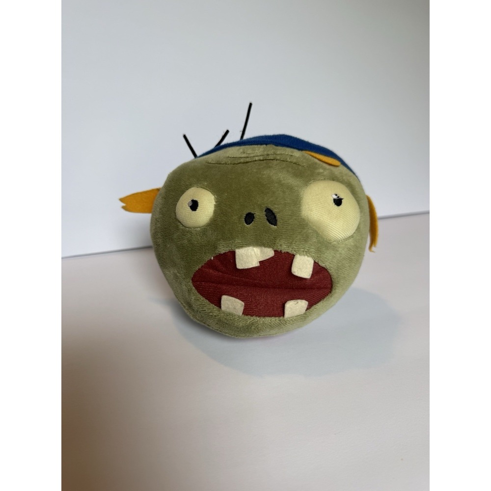 Plants vs. Zombies Green Zombie Head Plush HEAD ONLY workout zombie VHTF